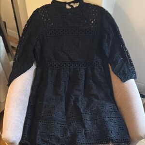 Sea New York Elegant Black Dress with Cutouts